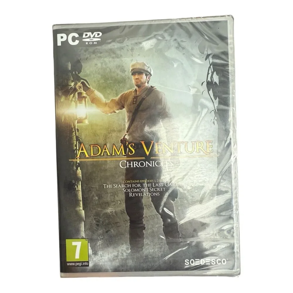 Adam's Venture - Chronicles PC Game DVD NEW‎ SEALED + STEAM Rare OOP Adventure